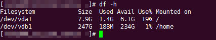linux系统下硬盘格式化及挂载命令使用